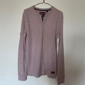 Superdry long sleeve henley